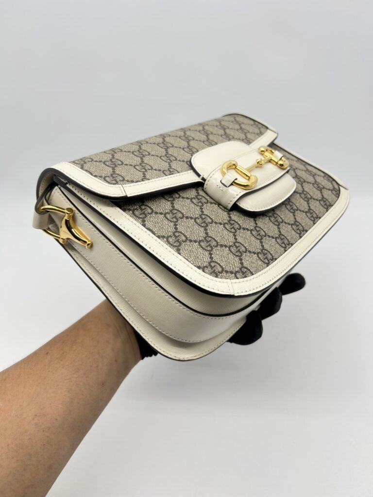 Gucci Horsebit GG Supreme White GHW