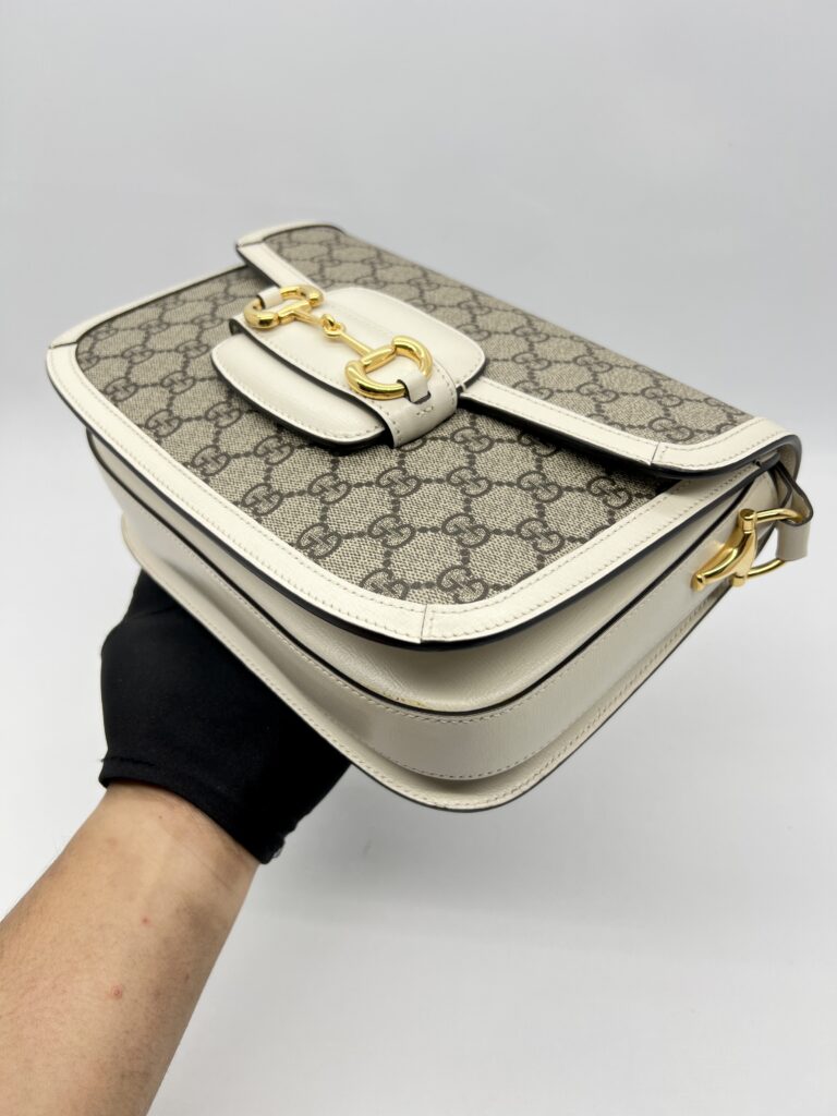 Gucci Horsebit GG Supreme White GHW