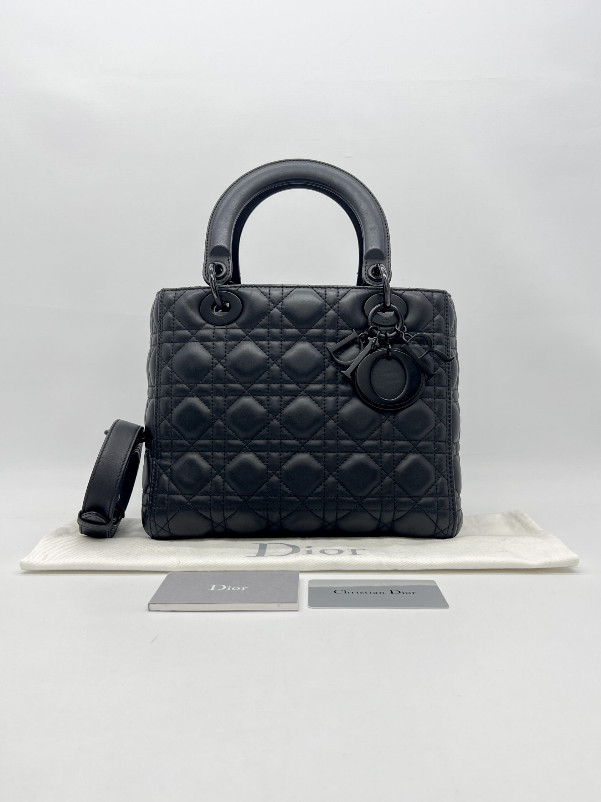 Dior Lady Dior Medium So Black