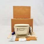 Louis Vuitton Mini Bumbag Monogram Empreinte Creme GHW