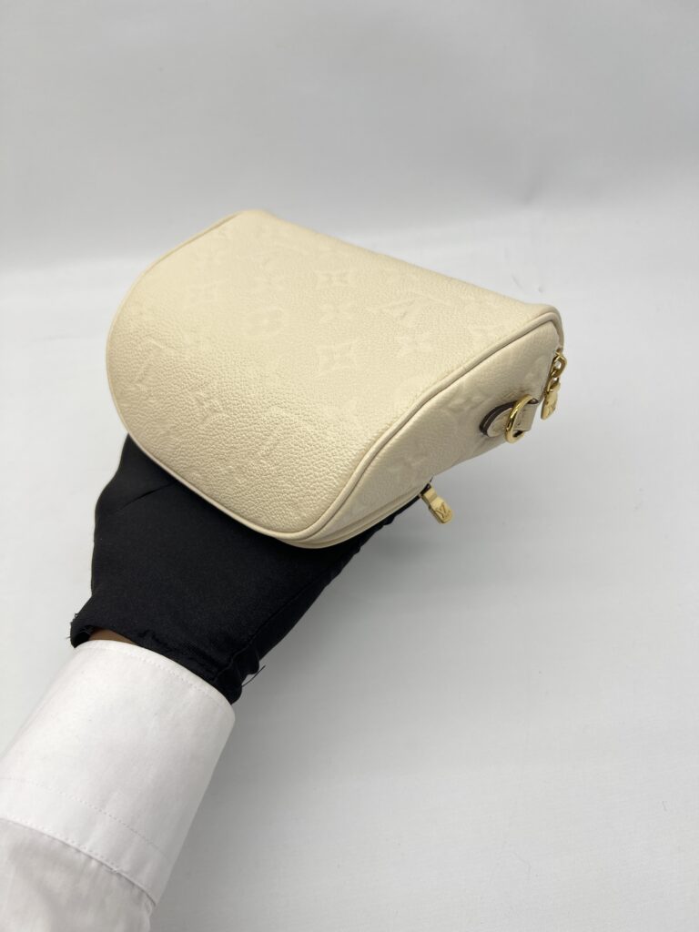 Louis Vuitton Mini Bumbag Monogram Empreinte Creme GHW