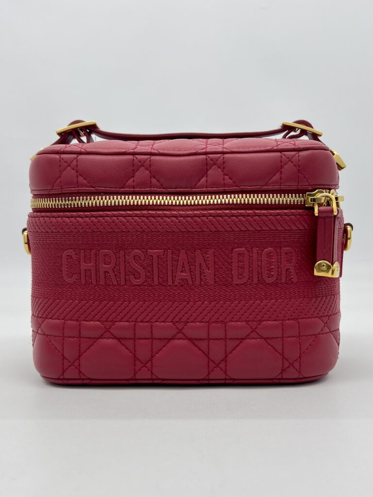 Dior Travel Vanity Case Red GHW