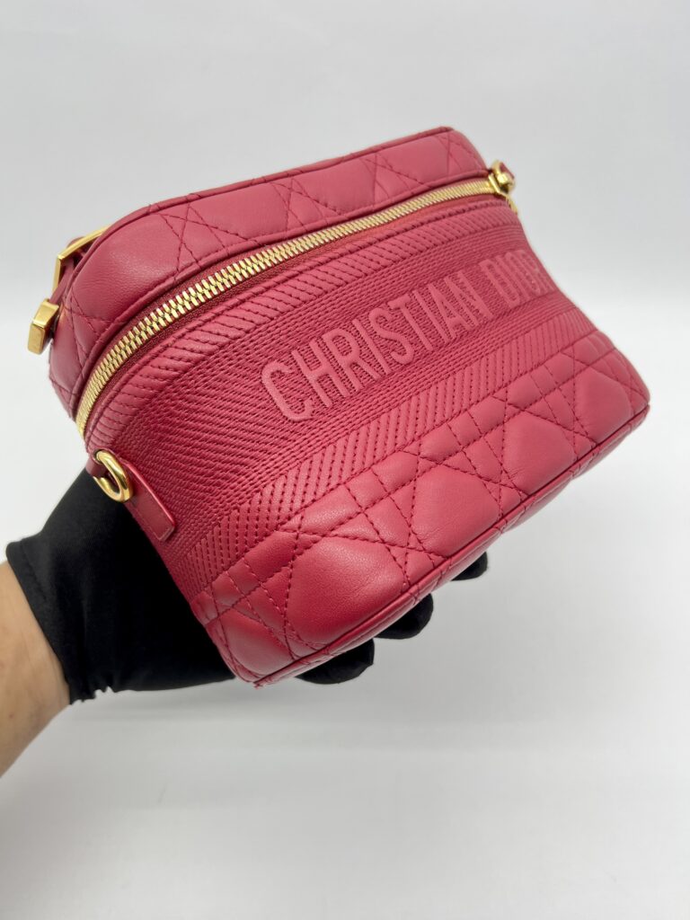 Dior Travel Vanity Case Red GHW