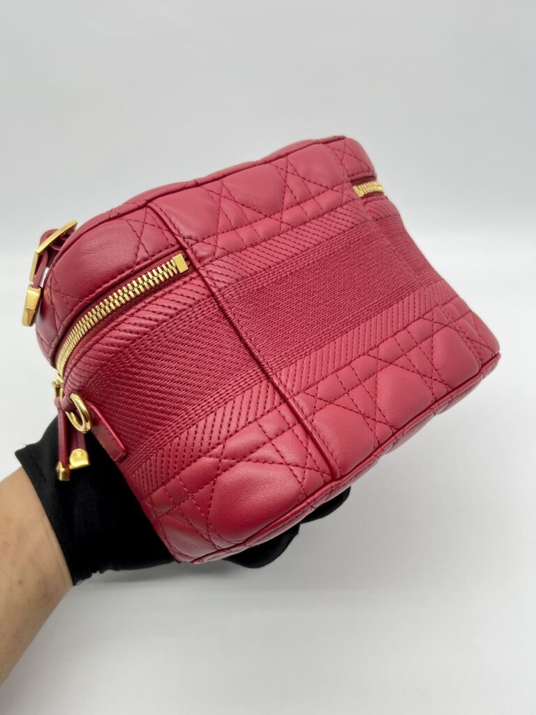 Dior Travel Vanity Case Red GHW
