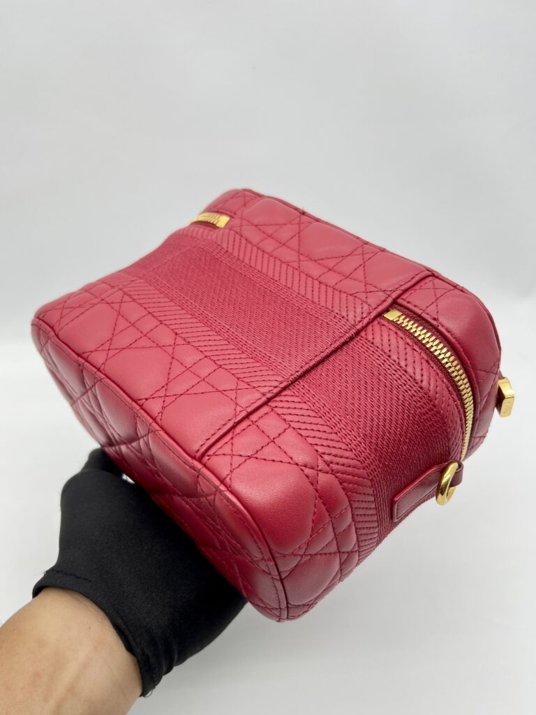 Dior Travel Vanity Case Red GHW