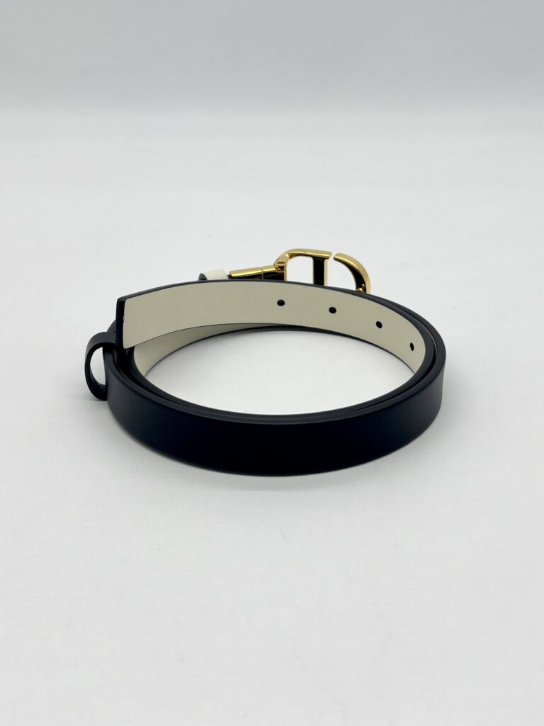 Dior Reversible Belt Black And White