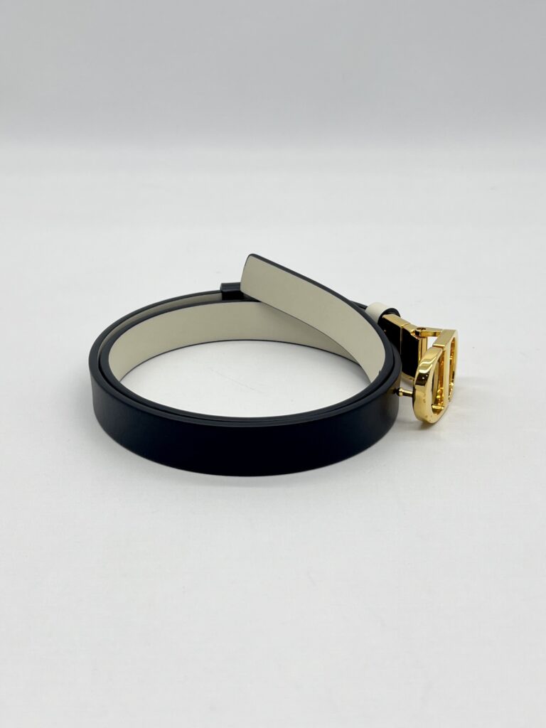 Dior Reversible Belt Black And White