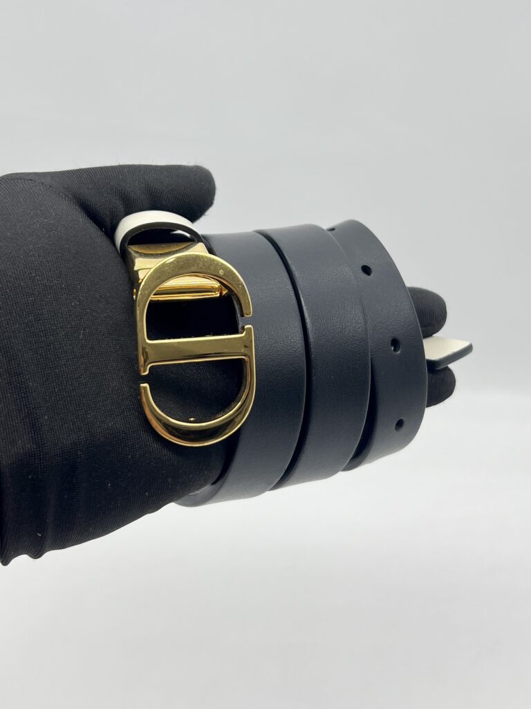 Dior Reversible Belt Black And White