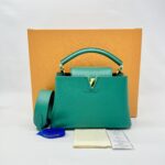 Louis Vuitton Capucines BB Emerald Green GHW
