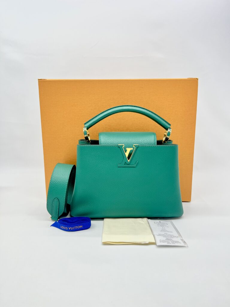 Louis Vuitton Capucines BB Emerald Green GHW