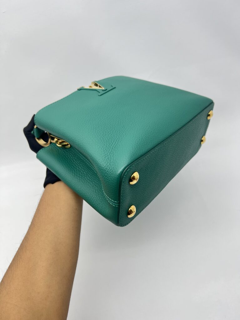 Louis Vuitton Capucines BB Emerald Green GHW
