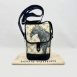 Louis Vuitton Savane Monogram Zebra Chapman White SHW