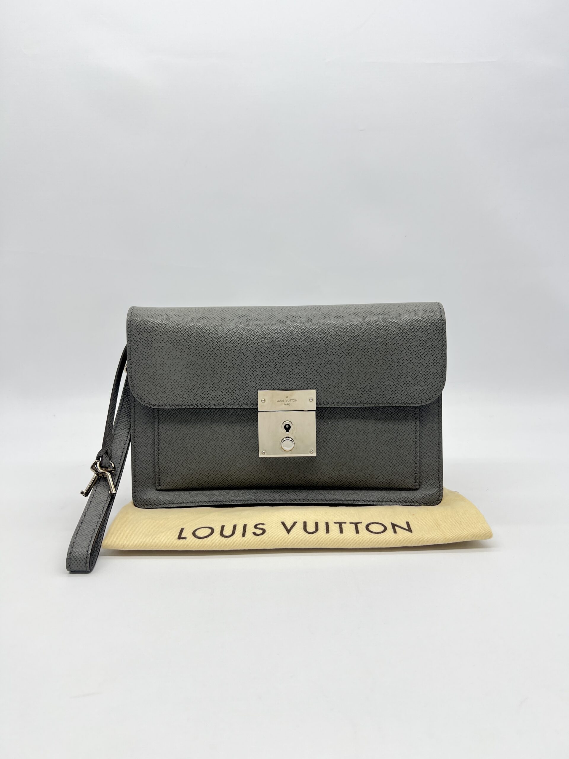 Louis Vuitton Belaia Glacier Clutch Grey SHW