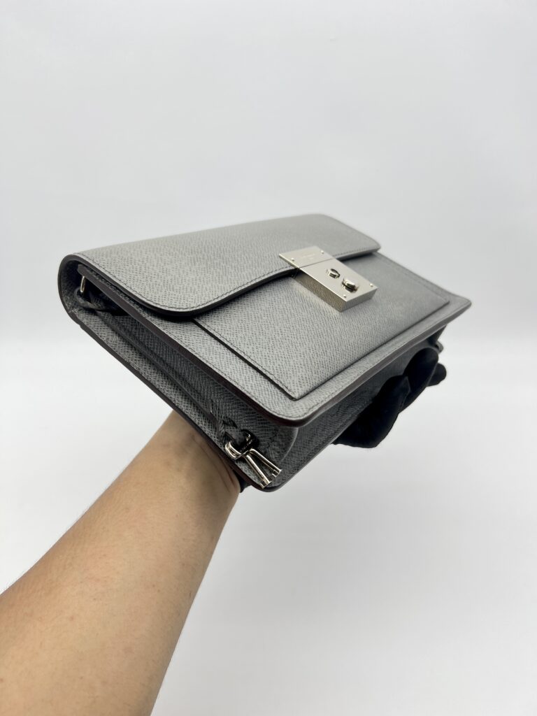 Louis Vuitton Belaia Glacier Clutch Grey SHW