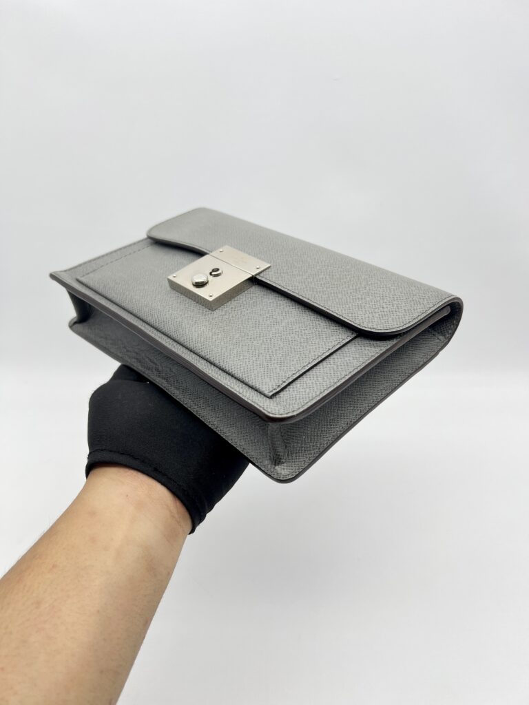 Louis Vuitton Belaia Glacier Clutch Grey SHW