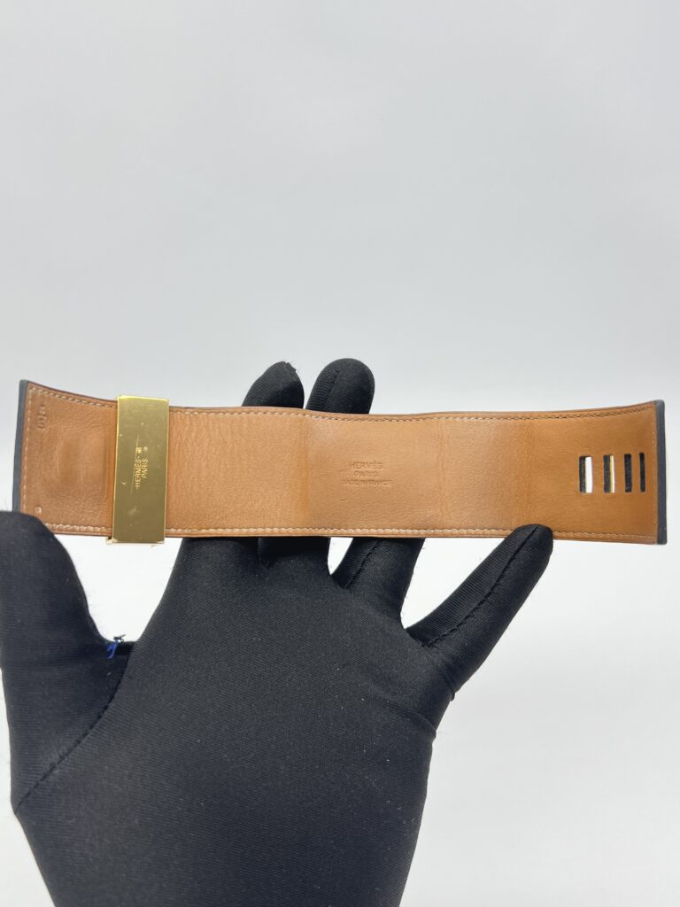 Hermes Collier De Chien Noir GHW