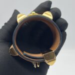 Hermes Collier De Chien Noir GHW
