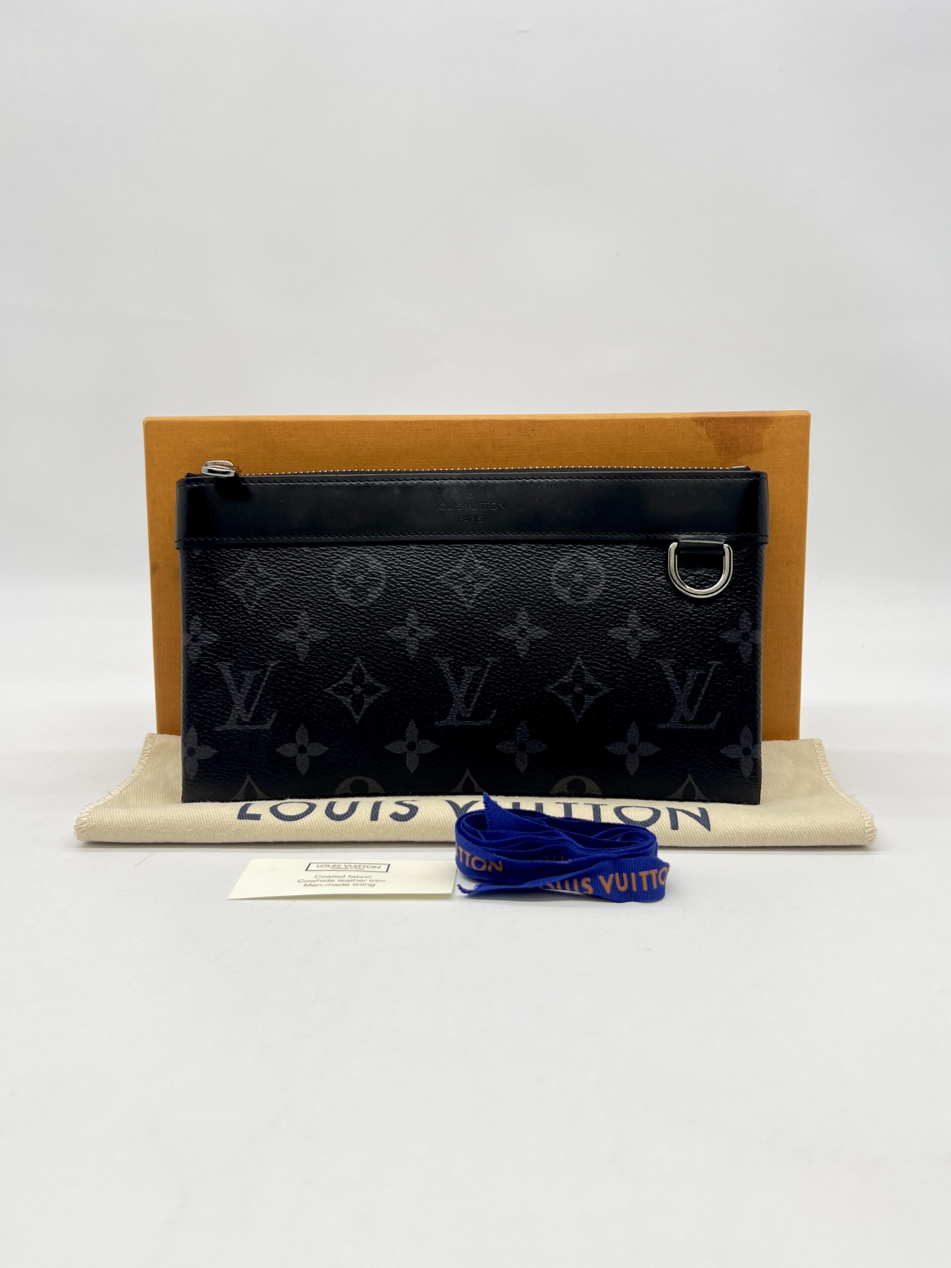 Louis Vuitton PM Clutch Monogram Eclipse SHW