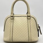 Gucci Alma Dome Microguccissima Ivory LGHW