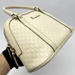 Gucci Alma Dome Microguccissima Ivory LGHW