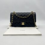 Chanel Medium Classic D Flap Caviar Black GHW