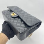 Chanel Medium Classic D Flap Caviar Black GHW