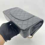 Chanel Medium Classic D Flap Caviar Black GHW