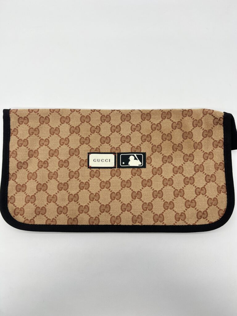 Gucci x NY Yankees Mules GG Canvas NY Logo