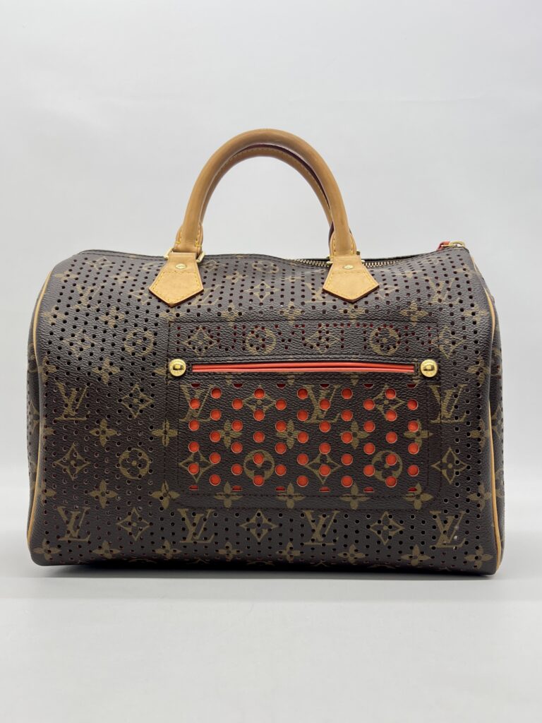 Louis Vuitton Speedy 30 Perforated Monogram Orange GHW