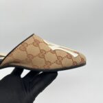 Gucci x NY Yankees Mules GG Canvas NY Logo