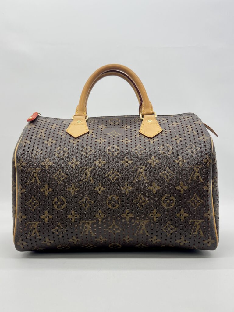 Louis Vuitton Speedy 30 Perforated Monogram Orange GHW