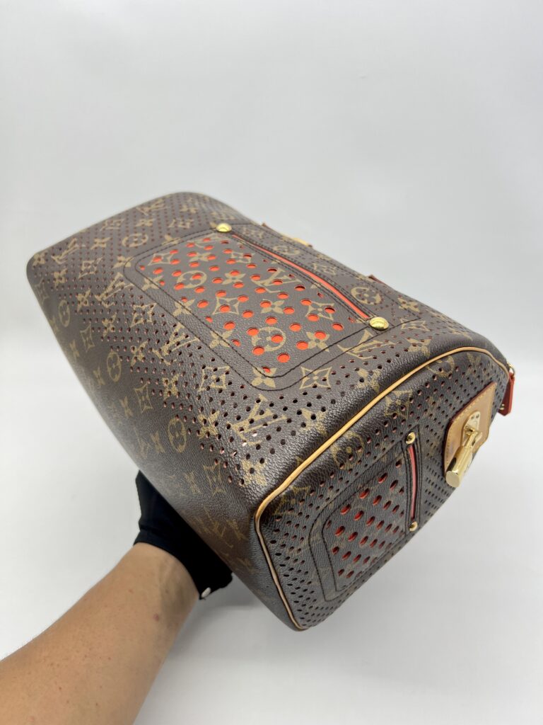 Louis Vuitton Speedy 30 Perforated Monogram Orange GHW