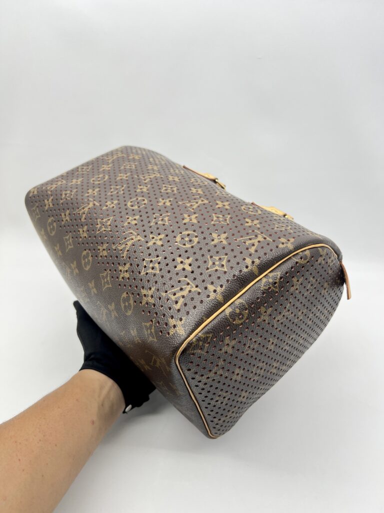 Louis Vuitton Speedy 30 Perforated Monogram Orange GHW