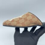 Gucci x NY Yankees Mules GG Canvas NY Logo