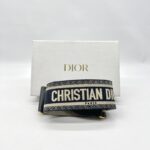 Dior Belt Embroidered Canvas Blue