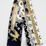 Louis Vuitton Bandeau Silk Monogram Confidential Black