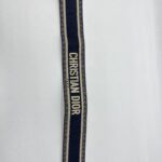 Dior Belt Embroidered Canvas Blue