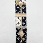 Louis Vuitton Bandeau Silk Monogram Confidential Black