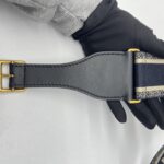 Dior Belt Embroidered Canvas Blue