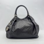 Gucci Sukey Tote Bag Guccissima Dark Brown LGHW