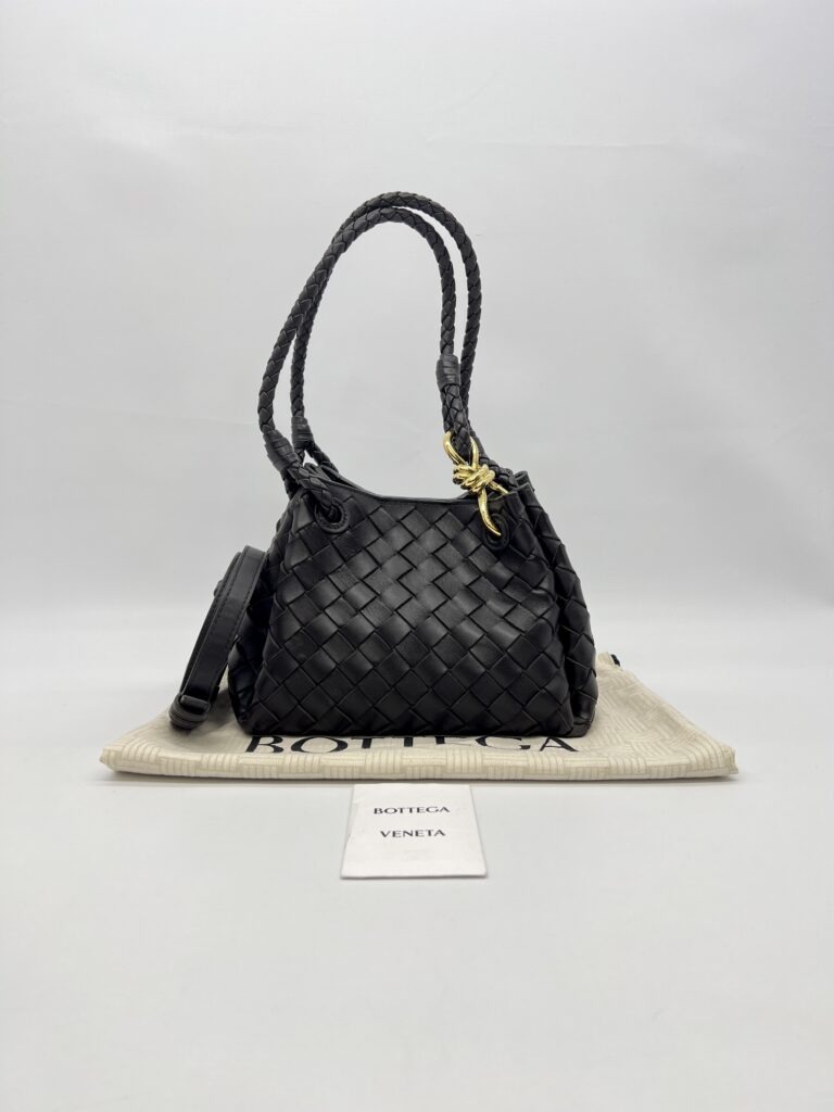 Bottega Veneta Small Parachute Intrecciato Fondant GHW