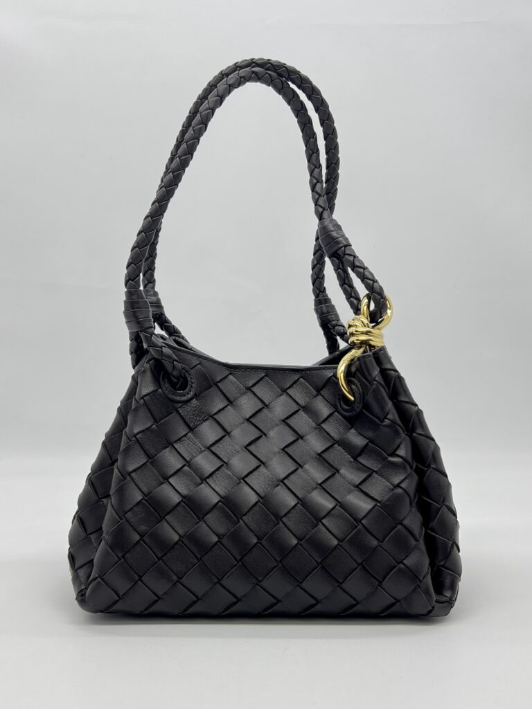 Bottega Veneta Small Parachute Intrecciato Fondant GHW