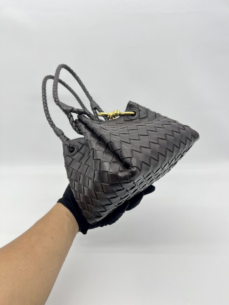 Bottega Veneta Small Parachute Intrecciato Fondant GHW