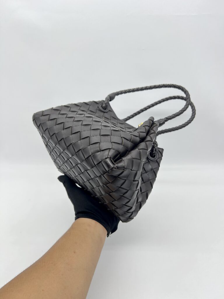 Bottega Veneta Small Parachute Intrecciato Fondant GHW