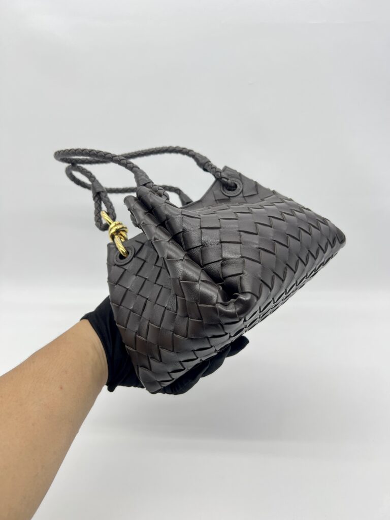 Bottega Veneta Small Parachute Intrecciato Fondant GHW
