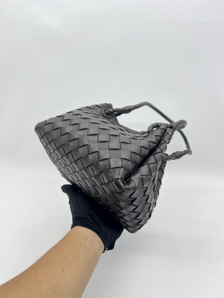 Bottega Veneta Small Parachute Intrecciato Fondant GHW