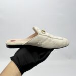 Gucci Princetown Slipper Leather White GHW