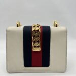 Gucci Mini Sylvie White GHW