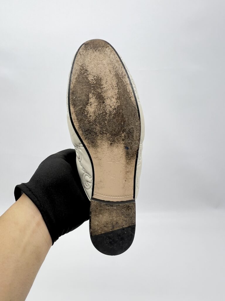 Gucci Princetown Slipper Leather White GHW