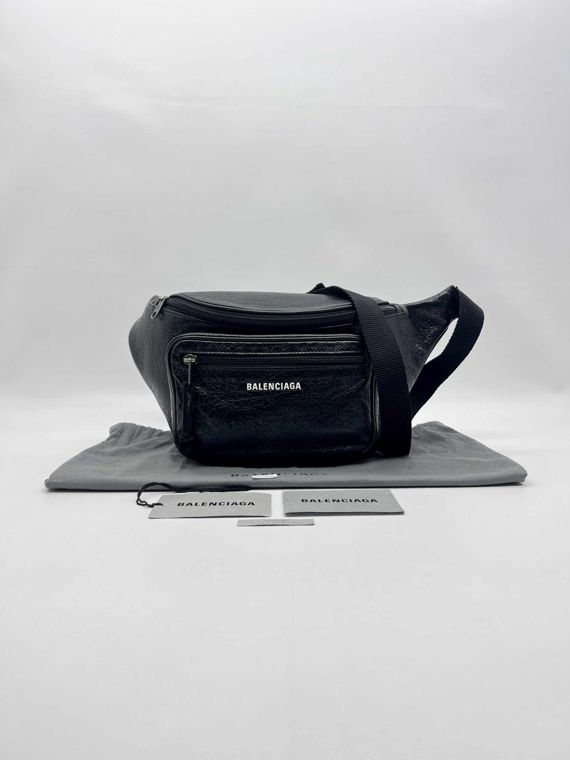 Balenciaga Explorer Beltpack Agneau Black